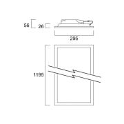 Sylvania LED-paneeli Start, 120 x 30 cm, 840, DALI, 29 W
