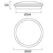Sylvania Start Pintakattovalaisin, Ø 40 cm, CCT, Multipower