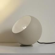 Lindby Solomia pöytävalaisin, beige, rauta, Ø 20 cm