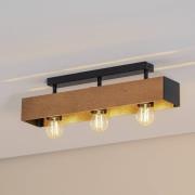 Miluza kattovalaisin, musta/ruskea, pituus 57 cm, puu, 3-valo.