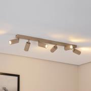 Link-kattovalaisin, beige, pituus 90 cm, 6 valoa.