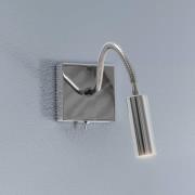 Seinävalaisin Ojos, kromi, lukuvalaisin, säädettävä, 33 cm, G9