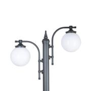 Pylväsvalaisin Madeira 2-valoinen antrasiitti