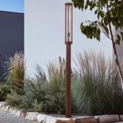 Lucande ulkovalaisin Alivaro, ruosteenvärinen, 220 cm, E27, IP65