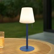 Lindby LED-ladattava valaisin Azalea sininen alumiini CCT korkeussääde...