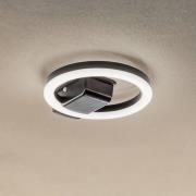 Lindby LED ulkokattovalaisin Finian, Ø 22 cm, CCT, himmennettävä