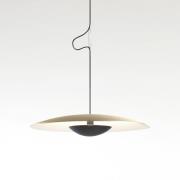 MARSET Ginger LED-riippuvalaisin, Triac Ø32cm messinki/valkoinen