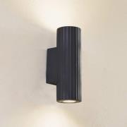 Lindby seinävalaisin Christa, antrasiitti, betoni, 25cm, aaltoilu