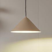 Lindby Riippuvalaisin Clarine, beige, Ø 32 cm, metallia