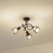 Lindby kattovalaisin Solm, ruoste, rauta, 3-valoisena