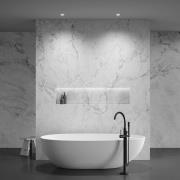 Maytoni upotettava kattovalaisin Zoom, musta, Ø 8,5 cm, alumiini IP65