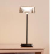 Schöner Wohnen LED-akku-pöytävalaisin Torre, IP44, himmennin