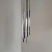 Riippuvalaisin Sopel Lux, 7-lamppuinen, pyöreä, musta/hopea, G9