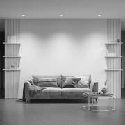 Maytoni upotettava valaisin Share, valkoinen/valkoinen, Ø 14 cm, alumi...