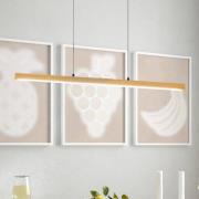 LED-riippuvalaisin Shine-Wood, pituus 105 cm, tammi/musta CCT