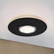 Paulmann Smart LED-kattovalaisin Tulga, antrasiitti Ø 45 cm huopa