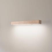 LED-puinen seinävalaisin Teo, mänty, 46 cm, 3000 K