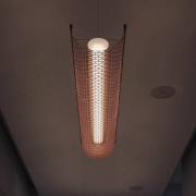 Bover LED-ripustusvalaisin Nans Balis S/140, ruskea/punainen, 140 cm