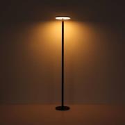 LED aurinko lattiavalaisin 36508, musta, alumiini, CCT, IP54