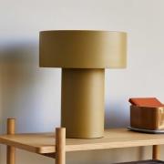 HÜBSCH Aki pöytävalaisin, khaki, rauta, E27, korkeus 37 cm