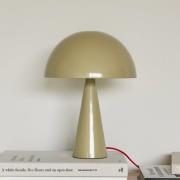 HÜBSCH Mush Mini-pöytävalaisin, hiekanvärinen, rauta, E14