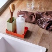 HÜBSCH Sortit järjestelijä, 4 kpl, vihreä/oranssi/hiekanvärinen