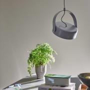 HÜBSCH Stage LED-riippuvalaisin, harmaa, rauta, 3 000 K