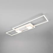 Albany LED-kattovalaisin, valkoinen, 100 x 28 cm, alumiini, CCT, himme...