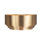 Elena seinävalaisin, messinki, leveys 30 cm, alumiini, E14