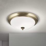 Empire kattovalaisin, Ø 35,5 cm, antiikkimessinki, matta opaalilasi