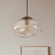 Lindby riippuvalaisin Lelia, keltainen, lasi, Ø 35 cm