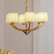 Kattokruunu AV-1876-6ES 6-lamppuinen varjostimilla