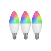 LUUMR Smart E14 4.9W CCT RGB ZigBee Tuya Hue 3-osainen LUUMR Smart E14