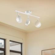 Lindby valonheitin Jyla, valkoinen, linssi, 3000 K, 3-valo, GX53