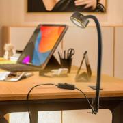 Lindby ruuvikiinnitysvalaisin Jyla, musta, 2700 K, GX53