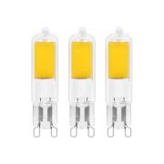 Arcchio LED tappikantainen lamppu, G9, 2.2W, 2700K, 3 kpl:n setti