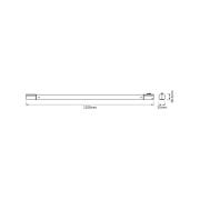 OSRAM LED-valolista TUBEKIT, 120 cm, 4 000 K valkoinen kytkin