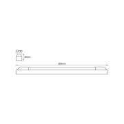 OSRAM LED-valolista POWER BATTEN, 4 000 K, 60 cm, 1-lamppuinen.