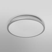 OSRAM LED-kattovalaisin ORBIS DUBLIN, Ø 30 cm, hopea metalli