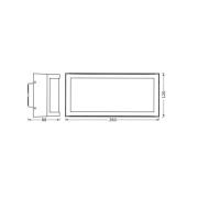 OSRAM ulkoseinälamppu ENDURA CLASSIC CUADRA, tummanharmaa, IP65