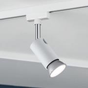 Paulmann URail-kiskospot Pure I, valkoinen mattapintainen, GU10, metal...
