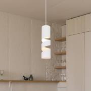 Stream-riippuvalaisin, valkoinen, Ø 8 cm, metalli, GU10