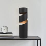 Stream pöytävalaisin, musta, korkeus 35 cm, metalli, GU10