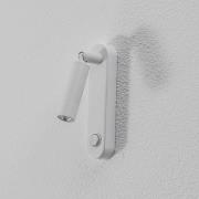 Seinävalaisin Enzo Long, valkoinen, metalli, 22 cm, säädettävä, G9