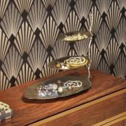 KARE Etageri-lehti, alumiini, niklattu, korkeus 46 cm