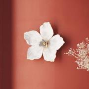 KARE Orkidea seinäesine, polyresiini, 24 x 25 cm, valkoinen