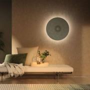 Fabbian Acustica LED-seinävalaisin, sinivihreä, 3000K, DALI