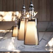 Karman-riippuvalaisin Alibaglass Medium, pronssinvärinen, Ø 18 cm