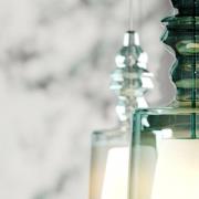 Karman-riippuvalaisin Alibaglass Medium, turkoosi, Ø 18 cm