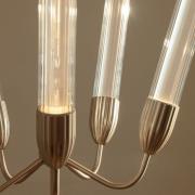 UMAGE-riippuvalaisin Lemon Squeeze pitkä, messinki, Ø 85,6 cm